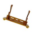 thumbnail image 1 of Samurai Sword Display Wood Katana Stand Holder 2 Rack Bracket Katana Sword Layers, 1 of 9