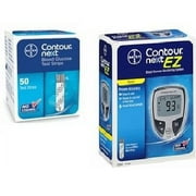 Ascensia Bayer Contour Next EZ Meter kitwith Next 50 Test Strips