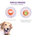 thumbnail image 4 of Outward Hound by Nina Ottosson Topsy Treat Ball Dog Puzzle, Level 1 Beginner, Orange, 4 of 7