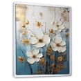 thumbnail image 2 of Designart "Simplistic Seasonal Beauty I" Seasonal Flowers Floater Framed Wall Decor, 2 of 5