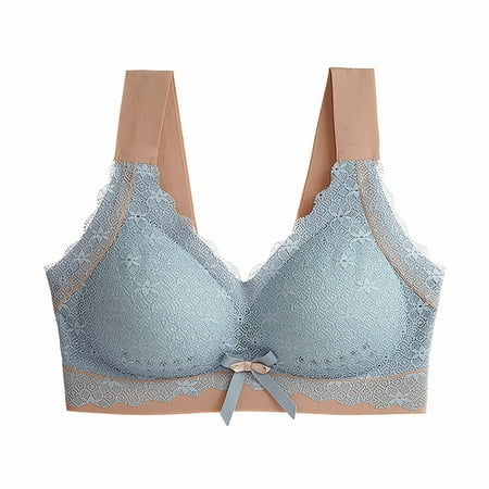 

Women s Comfort Yoga Bra Plus Size Push Up Lingerie Workout Wirefree Sports Bra Activity Sleep Bras Blue