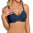 thumbnail image 3 of Tbopshirt Bras for Women Push Up Bra Plus Size Maternity & Nursing Adjustable Seamless Wireless Bra Solid Color Double Shoulder Straps Round Up Lace Bra, 3 of 5