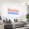 thumbnail image 3 of Erosebridal Dreamy Rainbow Paintings Wall Decor Bathroom, Colorful Cloud Wall Hanging Decor for Living Room 38x19, Girls Bedroom Decor, 3 of 7