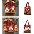 thumbnail image 2 of Bolsa de dulces navideños con bolsa de tela decorativa navideña colorida para niños, 2 of 5