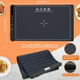 Electric Warming Tray, Silicone Heating Mat for Food, Foldable Food