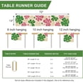 thumbnail image 3 of St Patricks Day Shamrock Table Runner, Pink Gold Lucky Clover Kitchen Dining Table Decor, Irish Spring Burlap Home Decoration Indoor Outdoor Party Supply 13 x 72 Inches, 3 of 6