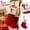 C -Christmas Stocking, variant on Monogram Christmas Stocking 7 Inch with Letter B, Embroidered Knit Red-White Xmas Stocking, Personalized Holiday Decor for Family Fireplace & Christmas Tree
