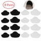 thumbnail image 1 of Calzado deportivo, parche para reparar el talón, pegatina en blanco y negro, dos tallas, juego de 8 pares ER, 1 of 4