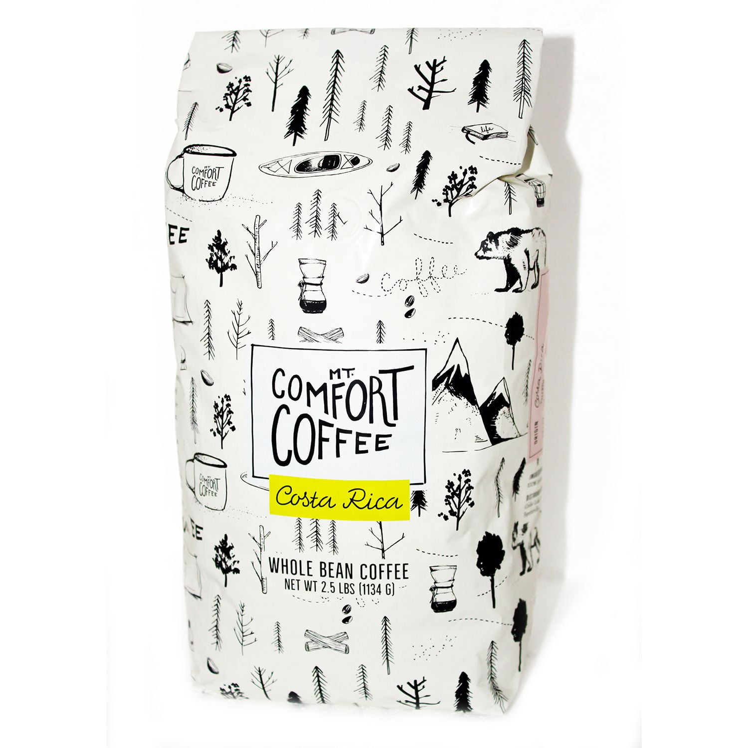 Mount Comfort Costa Rica Whole Bean Coffee (2.5 lb.)