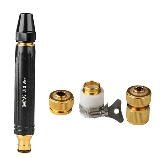 Accesorio de boquilla para lavadora a presión, aleación de conector rápido de 1/2 pulgada con 3 modos de pulverización para limpieza del hogar, limpie