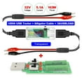 thumbnail image 3 of U96 USB tester DC Digital voltmeter amperimetro power bank charger indicator voltage current meter detector+ load+ ,Updated USB Tester, 3 of 4
