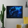 thumbnail image 4 of Diamond Art Kits for Adults, Cool Blue Fire WolfDiamond Painting Kits for Beginners, Frameless Round 5D Full Drill Diamonds Art Pictures Gem Art Crafts Home Decor Gifts, 4 of 8