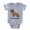 Heather Grey, variant on CafePress - FIN Dachshund Smooth Love - Cute Infant Baby Football Bodysuit
