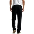 thumbnail image 5 of Mens Golf Pants Lightweight Quick Dry Anti-Slip Work Dress Pants Stretch Elastic Waist Drawstring Casual Slacks with Pockets Size 3XL Black, 5 of 8