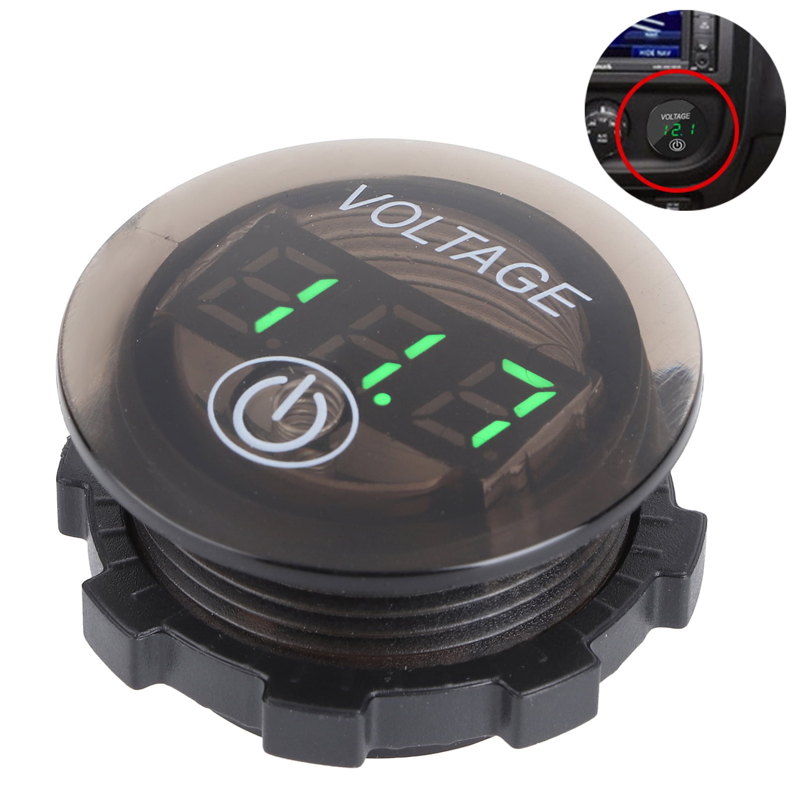 Buy ANGGREK Universal LED DC Digital Voltmeter Voltage Meter Car