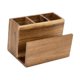 thumbnail image 2 of Porta Cubiertos Organizador de Cubiertos Recipiente para Utensilios Soporte de Servilletas Caja Rústica Elegante Adecuado para Mesa Comedor Sala, 2 of 9
