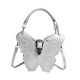 thumbnail image 4 of Bolso de hombro para mujer, de piel sintética, portátil, de gran capacidad, mochila de moda Plata, 4 of 9