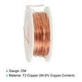 thumbnail image 4 of Uxcell 131 Feet Solid Bare Copper Wire 25 Gauge 99.9% Pure Copper Wire 0.5mm Soft Beading Wire, 4 of 6