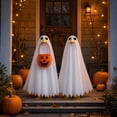 thumbnail image 3 of Halloween Porch Decor, Halloween Porch Goose Outfit, Porch Goose Ghost, 23 Inch Porch Goose Outfits, Comes with Witch Hat and Jack-O'-Lantern Trick Or Treat Basket to Fit Standard, 3 of 5