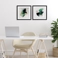 thumbnail image 2 of Stupell Industries Transitional Fluid Abstract Harmonies Black 2pc Framed Print Under Glass Set, 13 x 13 each, by Svetlana Aleynikova, 2 of 7