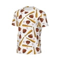 thumbnail image 6 of Wukai Baseball Sport Print Men's Short-Sleeved Mesh T-Shirt,Quick-Dry Short Sleeve Workout T-Shirt-, 6 of 8