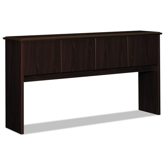 HON H94234.NN 94000 Series Stack-On Storage Hutch With 4 Doors, 70w X 16.13d X 37h, Mahogany