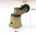 thumbnail image 2 of Set of 2 Brass Casters, High Load Capacity, Universal Furniture Casters, 2 of 3