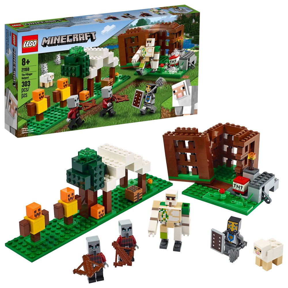 LEGO Minecraft The Pillager Outpost 21159 Action Figure Brick Building