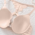 thumbnail image 4 of SwiftWear Women's Racerback Bra Underwire Push Up Front Closure Lace Plunge Bra for Lift Support & Easy Wear, 4 of 5