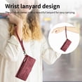 thumbnail image 3 of Mantto Case for Samsung Galaxy S24 Ultra, Zipper Wallet Card Holder Flip Stand Premium Leather with Removable Wristlet Strap, RFID Blocking Magnetic Closure Case for Samsung Galaxy S24 Ultra,Red, 3 of 10