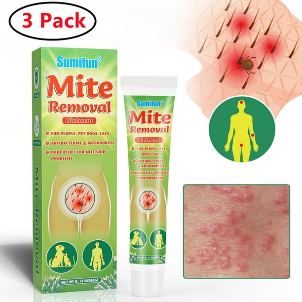 3 Pack Organic Bug Bite Itch Relief Cream, AllNatural Insect Bite and