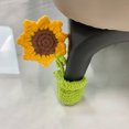 thumbnail image 1 of ¡Descuentos Especiales!, Funda protectora tejida para patas de mesa con forma de girasol y cuerda de contracción Un mueble alegre y práctico Akmoler, 1 of 8