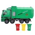 thumbnail image 2 of Domqga Children Simulation Inertia Garbage Truck Sanitation Car Model Toys With Three Trash , Model Toys, Vehicles Toys, 2 of 8