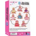 thumbnail image 5 of CLICK N' PLAY Small Baby Doll Set, Set of 8, 5 Toddler Baby Doll, Nursery Playset Tiny Plastic Babies, Small Dolls, Toddler Toy, Baby Doll Playset, Mini Baby Dolls for Girls Toddlers and Kids 3+, 5 of 5
