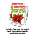 thumbnail image 2 of Garden Center Now Open (24" X 36") 4mm Corrugated Plastic Panel, Graphics Applied To 1 Side (Pk of 2), 2 of 4