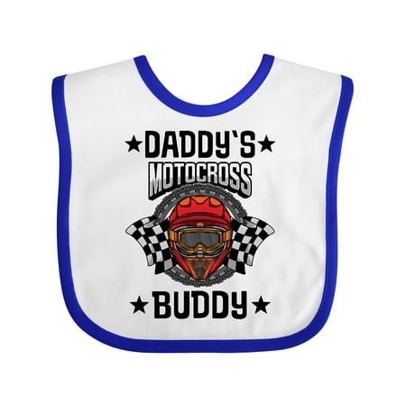 

Inktastic Daddys Motocross Buddy BMX Gift Baby Boy or Baby Girl Bib