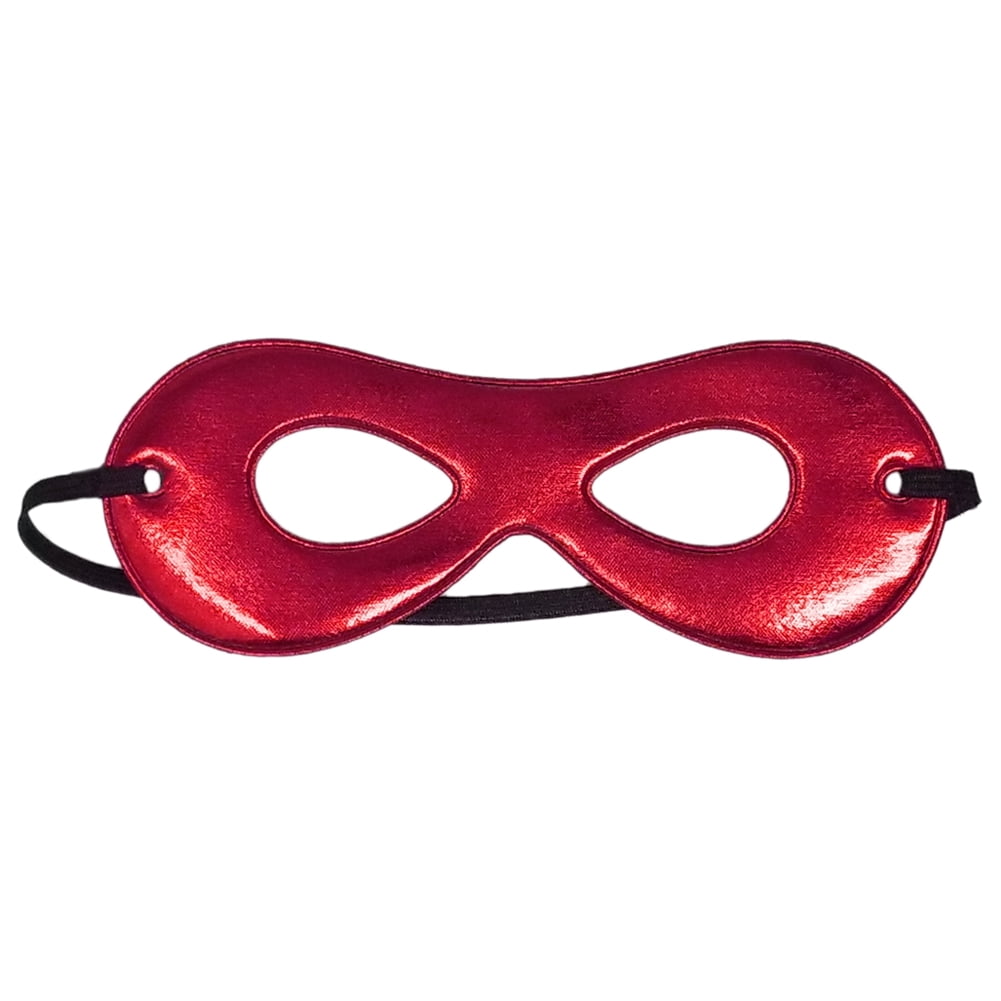 SeasonsTrading Child Shiny Red Superhero Mask Kids Costume Party Mask