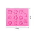 thumbnail image 6 of Rose Silicone Cake Mold Mini Flower Fondant Chocolate Molds for Baking Multipurpose Cookies Mold for Cake Brownies for Weddings Parties, 6 of 7