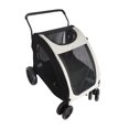 thumbnail image 2 of Foldable Dog Stroller Full Zipper Large Space Strong Bearing Capacity Breathable Pet Stroller for Outdoor Travelling, 2 of 6
