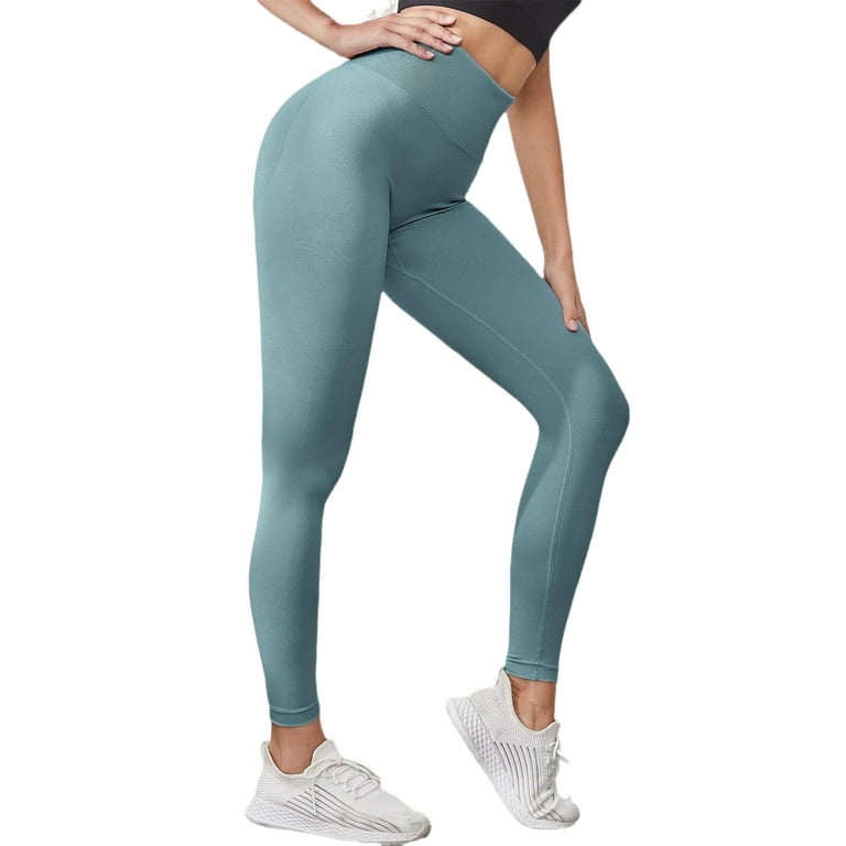 Women's High Waist Workout Yoga Pants Tight Leggings XS 