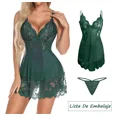thumbnail image 4 of Lencería Babydoll Encaje Vestido Camisón Ropa Sexy Kawaii, 4 of 8