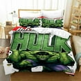thumbnail image 1 of Hulk Bruce Banner Cosplay Bedding Set Quilt Cover Without Filler, 1 of 5