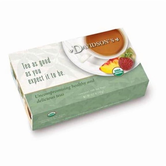 Davidsons Organic Teas 211 100 Unwrapped Assam Banaspaty Tea Filter Bags - Box of 100