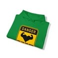 thumbnail image 4 of Danger Not for the Weak Unisex Heavy Blend Hooded Sweatshirt, 4 of 4
