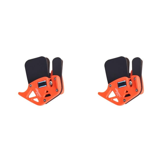 maskred Accessoires Protège-Doigt Multi Couleurs Cuir Protéger Équipement de Protection Pratique à l'Extérieur orange M 2Set