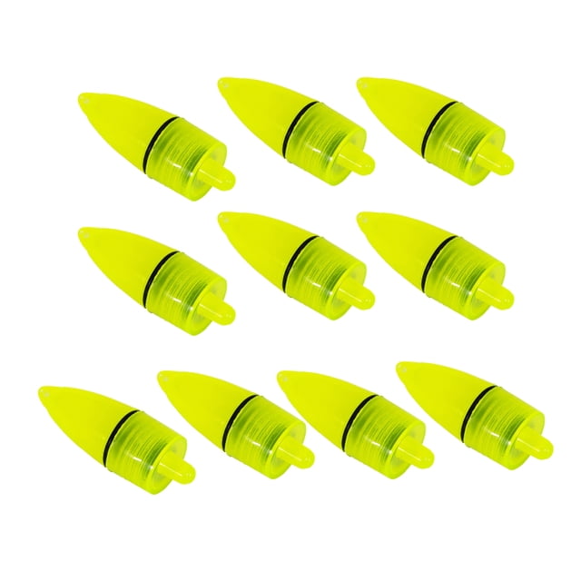 Naiovety 10 piezas de alarma de mordedura de pesca, luces nocturnas prácticas, Sensor de movimiento para caña Pescar Typ 1 Naiovety OD019653-01