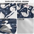 thumbnail image 4 of Kids' Beach Pants Comfortable Swim Trunks Swans and Pink Bows Shorts for Pool Vacation and Lounge Wear 5T, 4 of 8