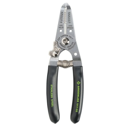 

Greenlee Textron 1917-SS 16-26 AWG Stainless Steel Wire Stripper/Cutter