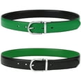 thumbnail image 2 of Falari Reversible Buckle Fashion Genuine Leather Belt For Women Youth Kids Girl and Boy, 2 of 6