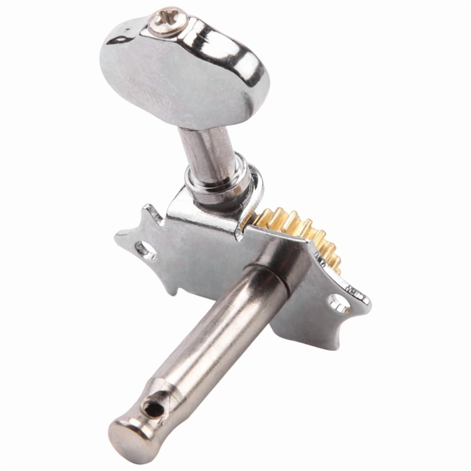 12L12R 24Pcs 1:18 Guitar String Tuning Pegs Tuner Machine Heads Knobs Tuning Keys for Acoustic or Electric Guitar Silver